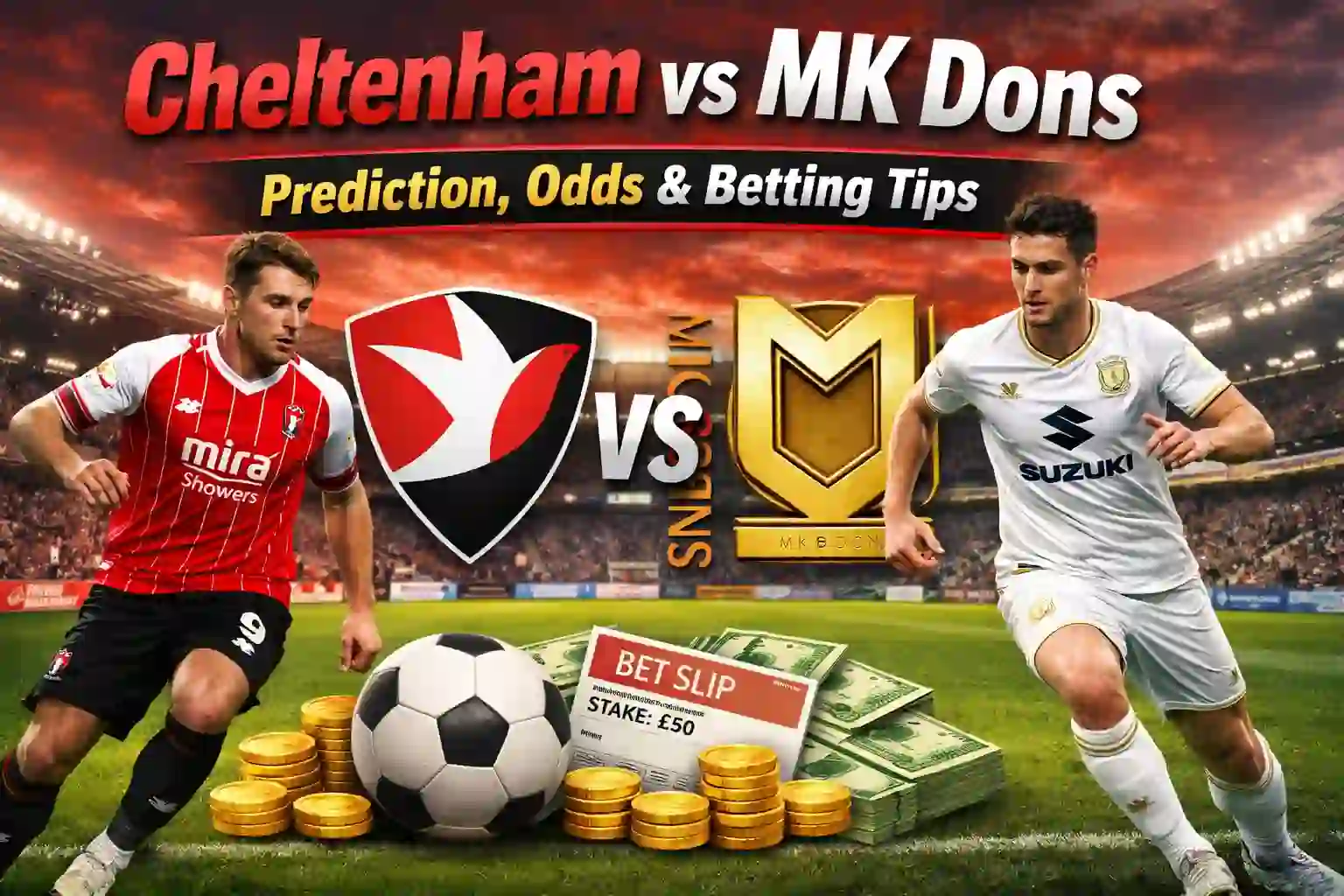 Cheltenham vs MK Dons Prediction, Odds & Betting Tips