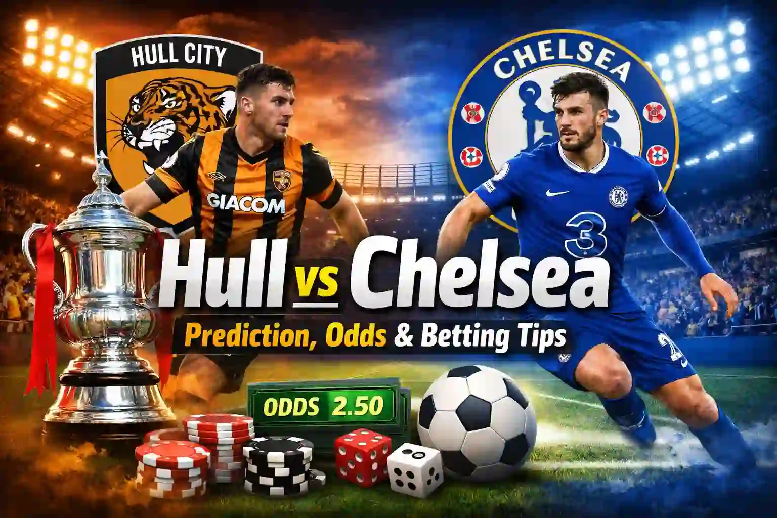 Hull vs Chelsea prediction, odds & betting tips for 13th Feb 2026. Expert match preview, stats, team news & best bets.