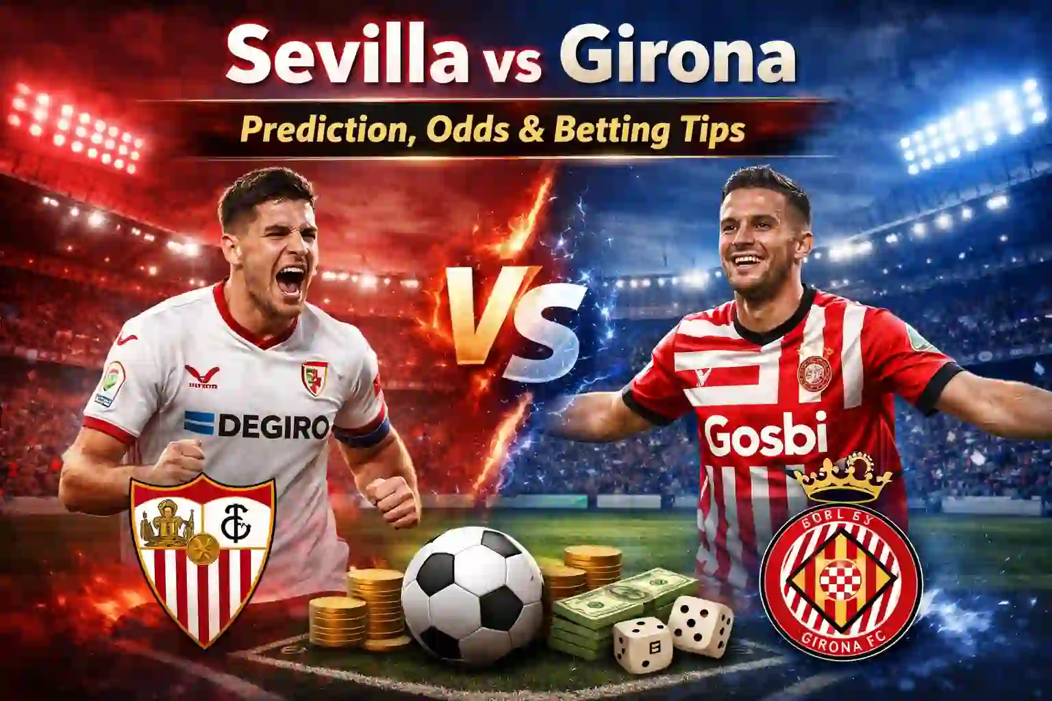 Sevilla vs Girona Prediction, Odds & Betting Tips