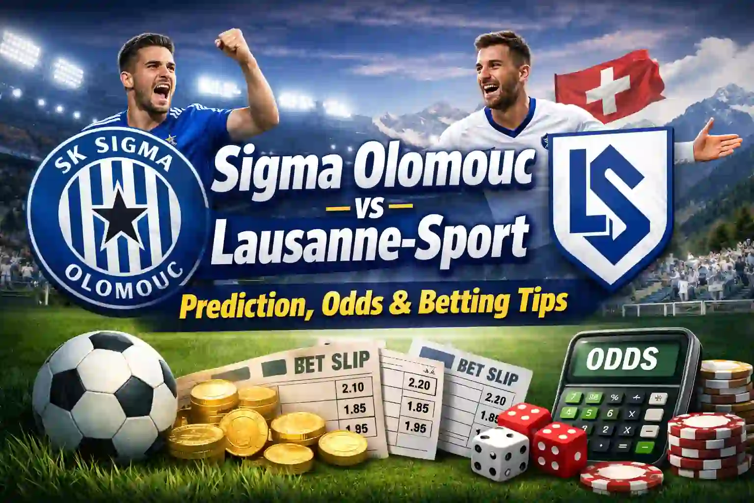 Sigma Olomouc vs Lausanne-Sport Prediction, Odds & Betting Tips