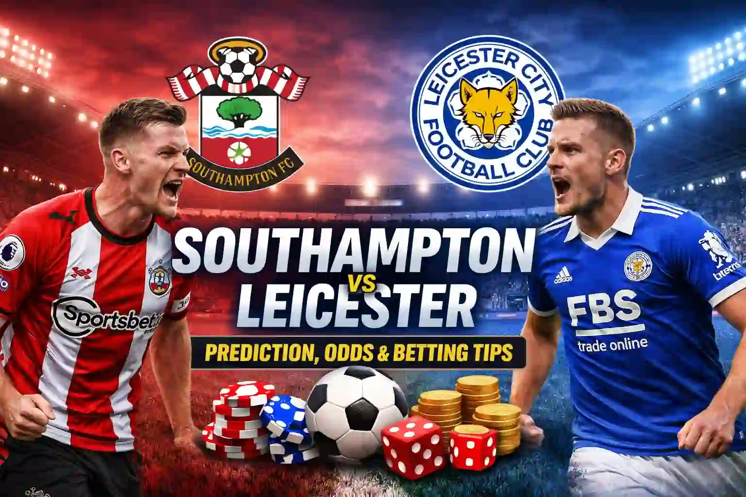 Southampton vs Leicester Prediction, Odds & Betting Tips