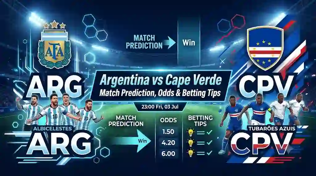 Argentina vs Cape Verde Match Prediction, Odds & Betting Tips