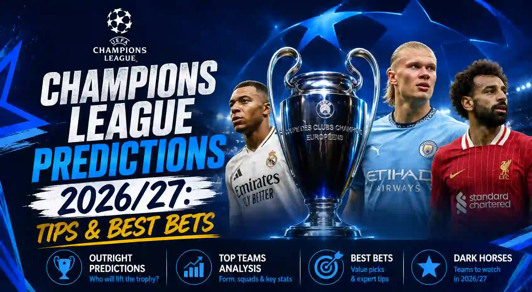 Champions League Predictions 2026/27: Tips & Best Bets