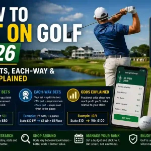 How to Bet on Golf 2026: Outrights, Each-Way & Odds Explained