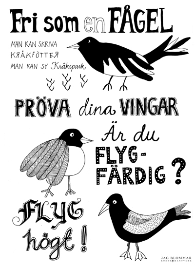 Fåglar_affischW