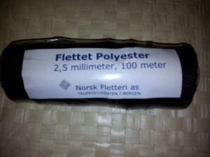 Flettet polyesterline 2,5mm 100 meter