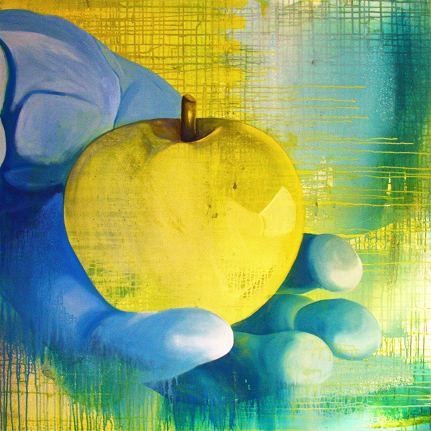 Æblet 110x110 cm · privat eje