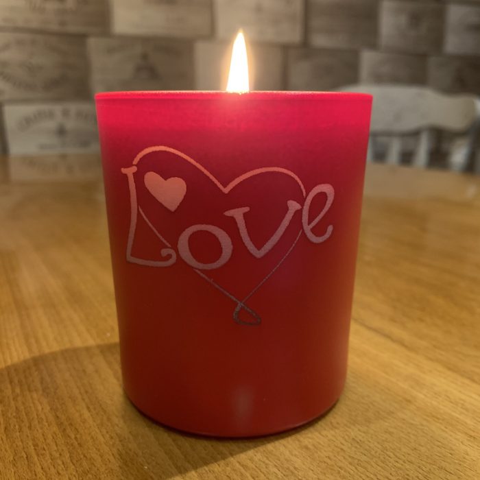 Big Love Valentine Candle