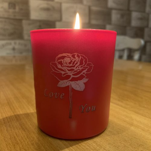 Rose Valentine Candle