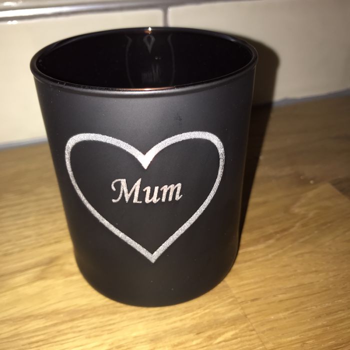 Mum tealight holder