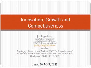 Innovation, Growth and Comp.