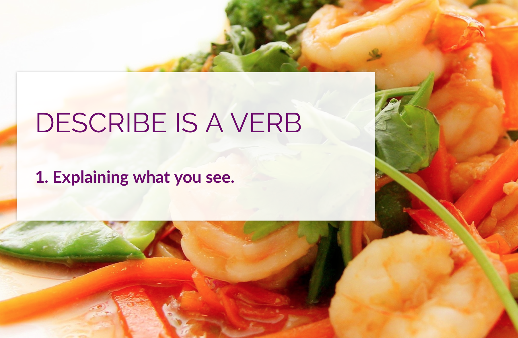 Adobe Spark – Verb Lesson