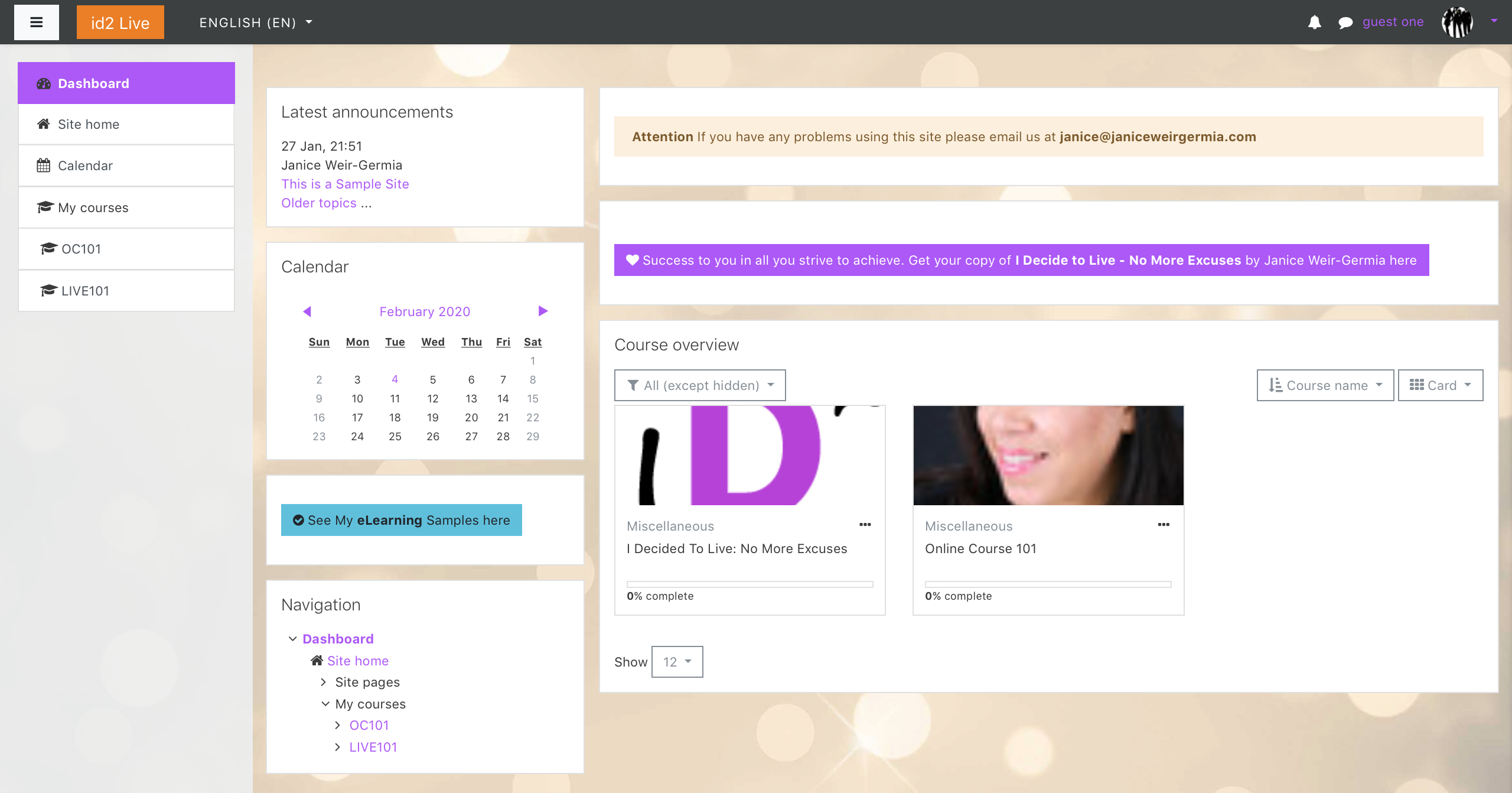 Moodle Implementation