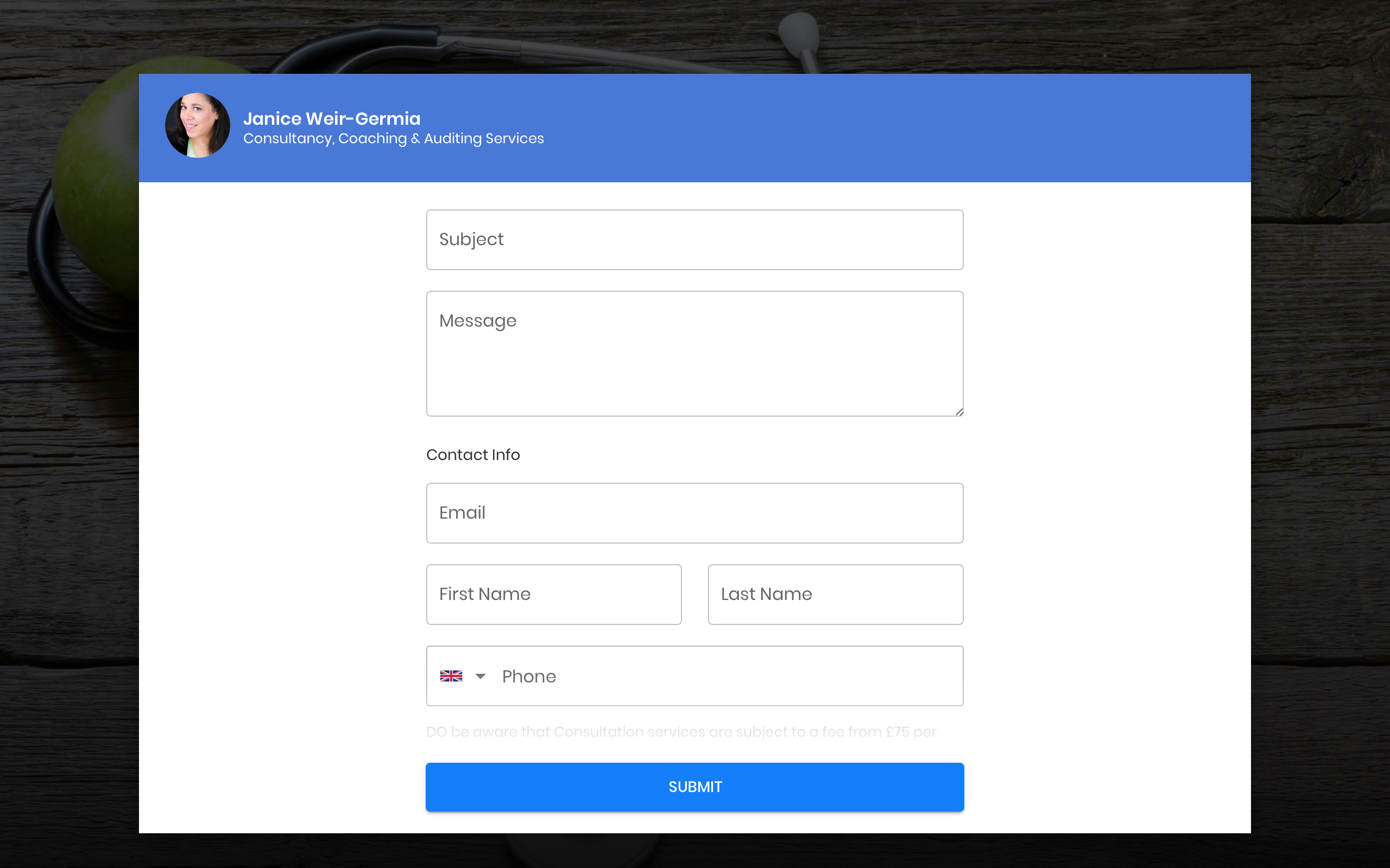 Modal button takes user to an external site takes you to a form