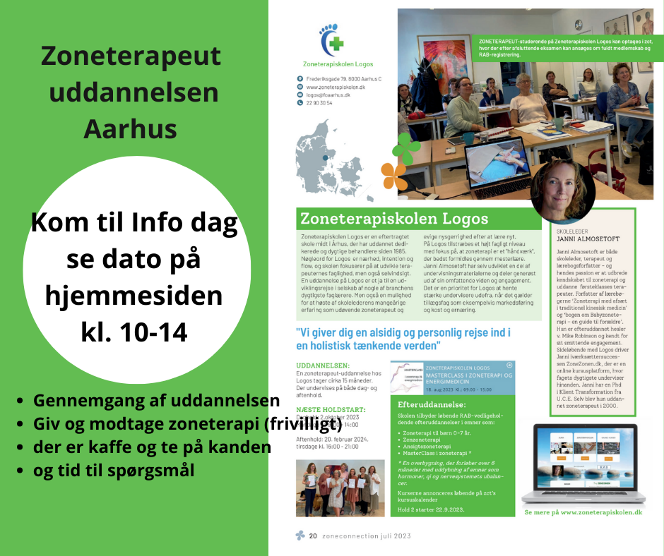 Zoneterapeut uddannelsen i Aarhus