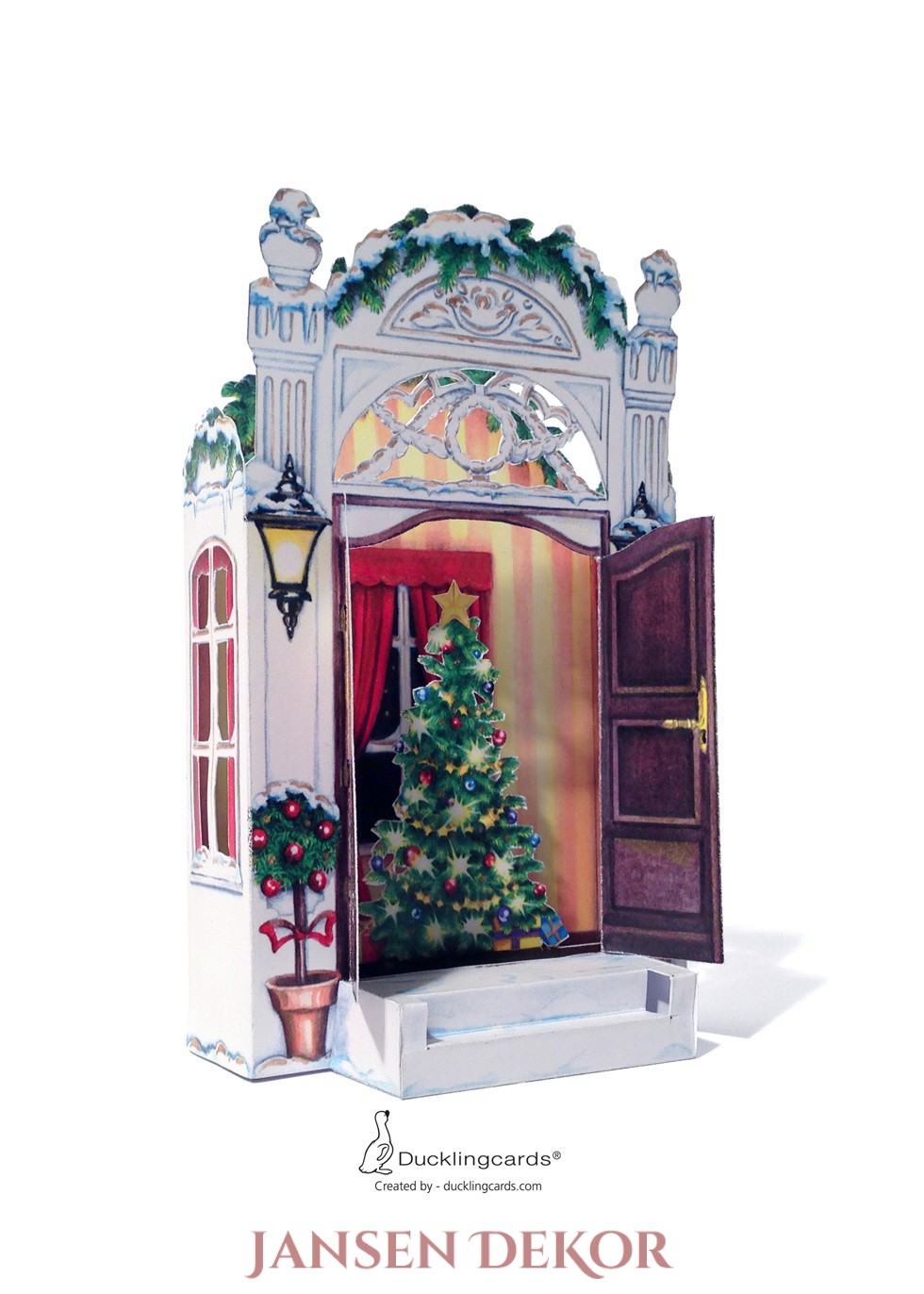 Juletræ bag døren - JansenDekor