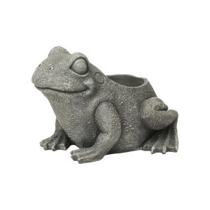 Frø figur, urtepotte