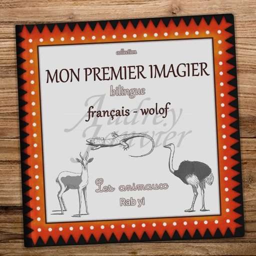 Mon premier imagier bilingue français-wolof livre pour enfant d'Audrey Janvier, de la collection Jàngal