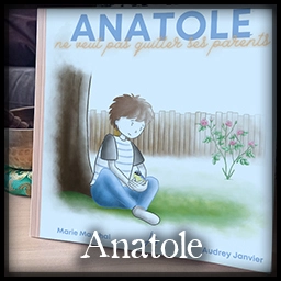 Anatole ne veut pas quitter ses parents, livre pour enfant sur la peur de dormir chez les autres, collection autour de l'IEF
