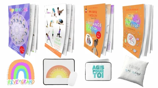 Collection Grandir Zen inspirante et positive pour les enfants d'Audrey Janvier