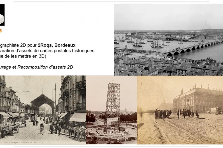 Animation de Cartes Postales Anciennes pour 2Roqs- CV-Audrey Janvier