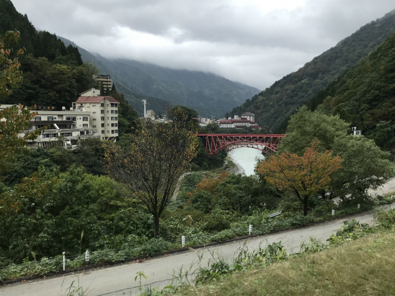 Unazuki Onsen view