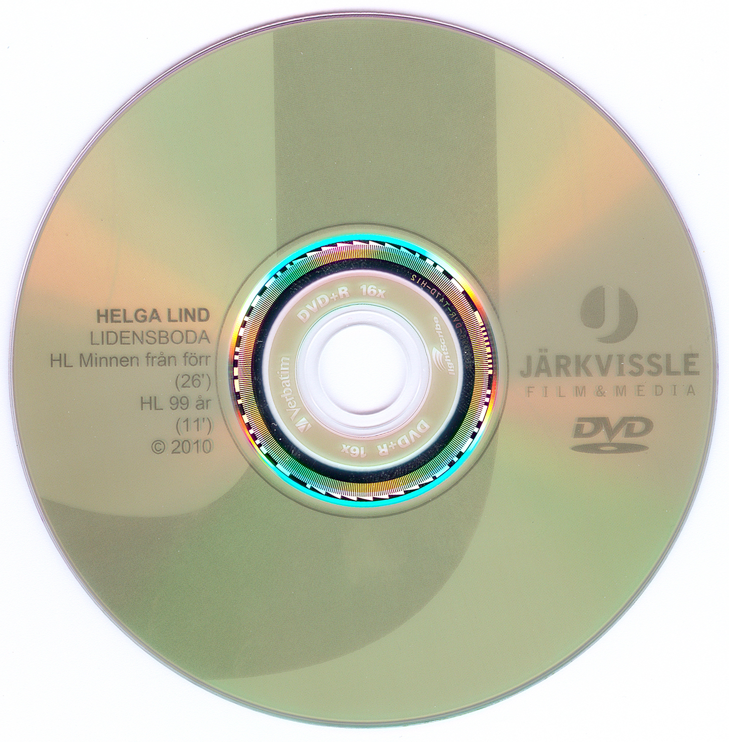 DVD-skivans etikett