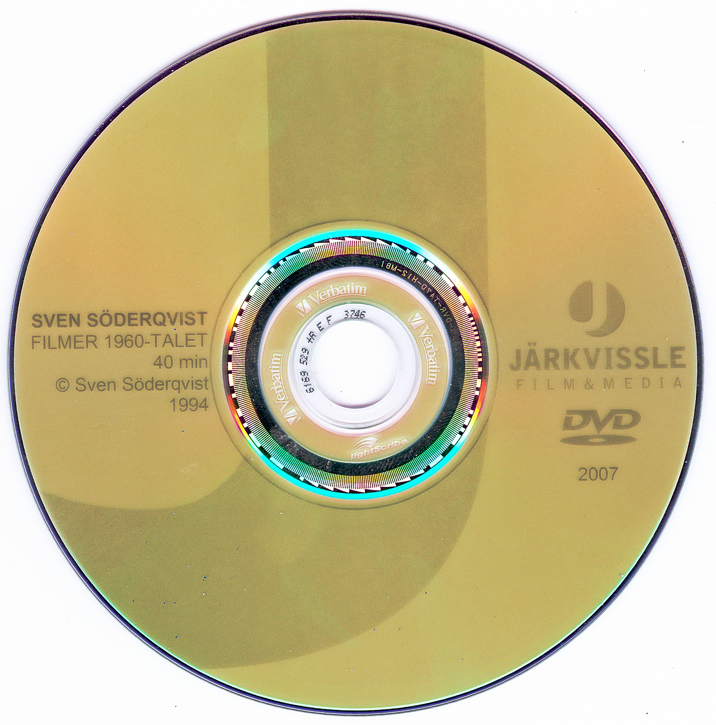 DVD-skivans etikett