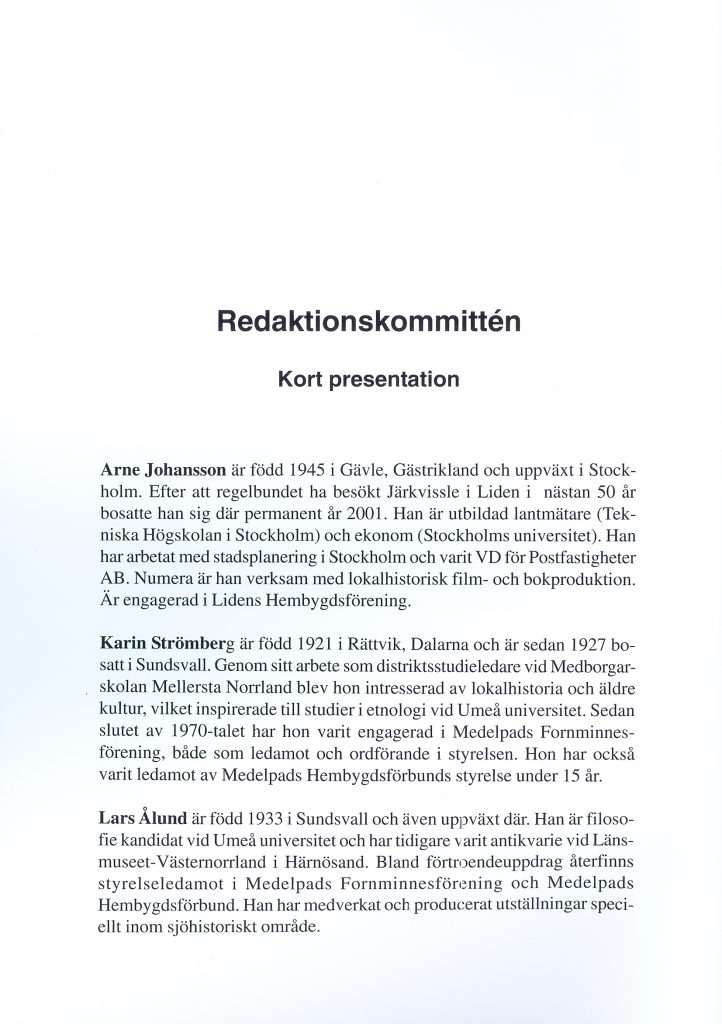 6) Redaktionskommittén