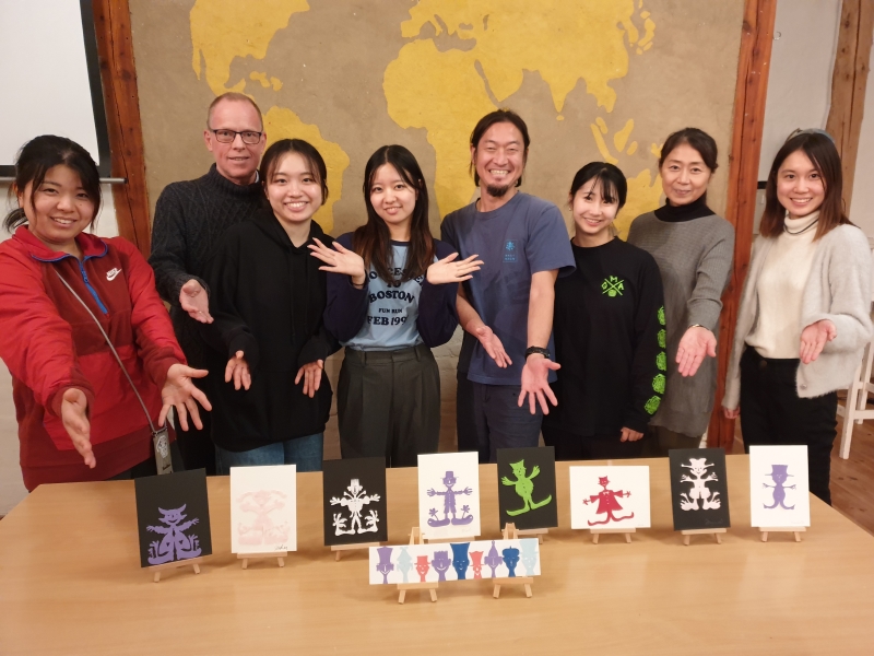 Japanese Paper Cut Workshop at Brenderup Højskole