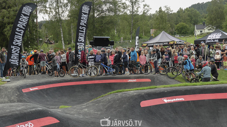 Invigning av Järvsös första pumptrack