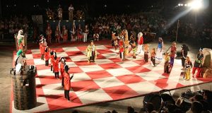 Javea Festival – Living Chess performance