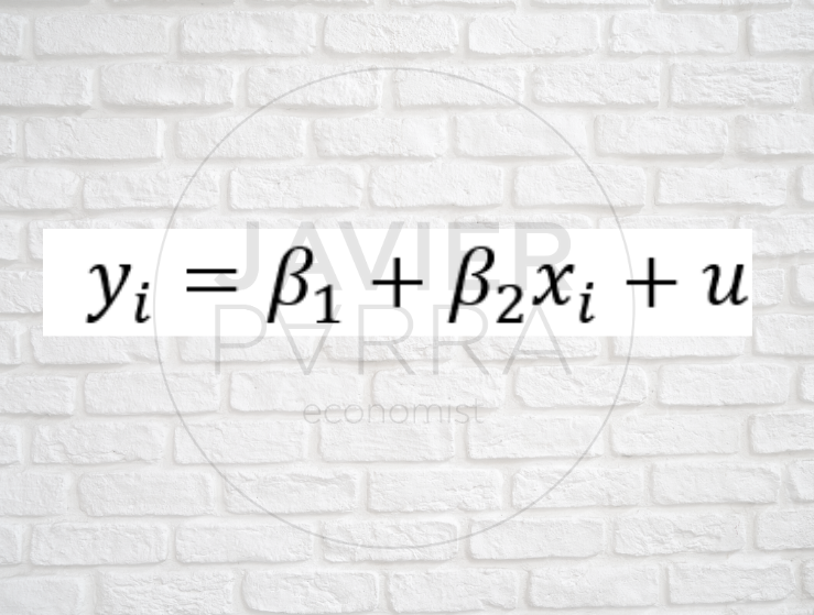 Ecoknowmic, Econometría - Análisis estadístico y gráfico. Análisis  bivariante. Regresión simple