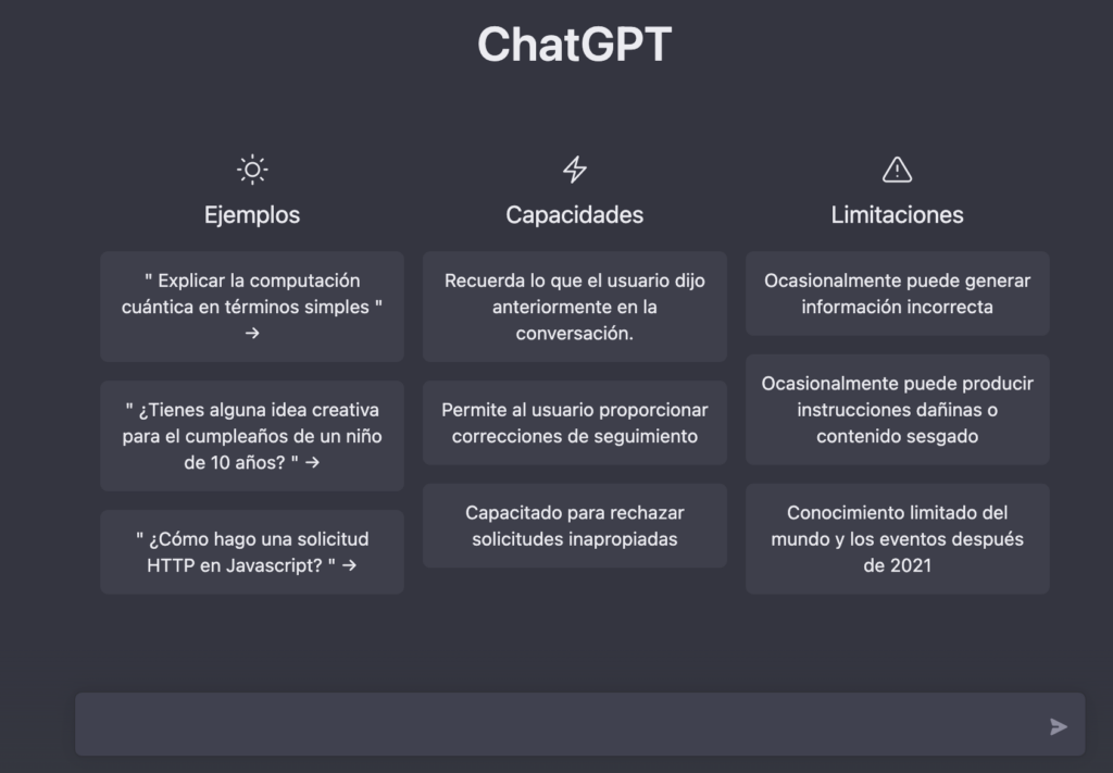 Visualización al código de ChatGPT