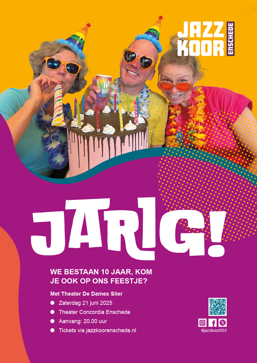 Jarig poster PNG