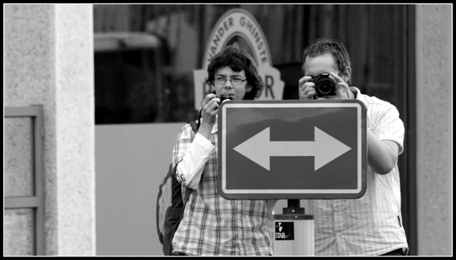 Triptychon met tri / Jonge straatfotografen