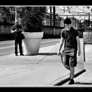 Straatfotografie Kortrijk Z W 7