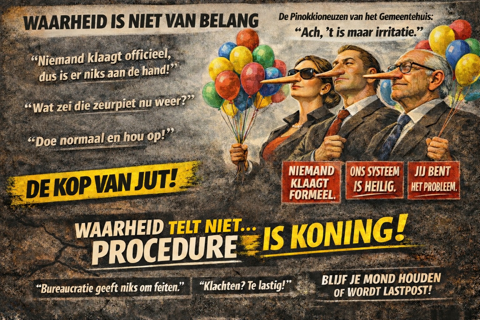 Organisaties reageren niet op waarheid of rechtvaardigheid, maar op verstoringen van hun eigen communicatiesysteem.