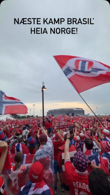 Vi ror på ! Næste kamp Brasil! #norge #vm2026 #ro #heianorge
