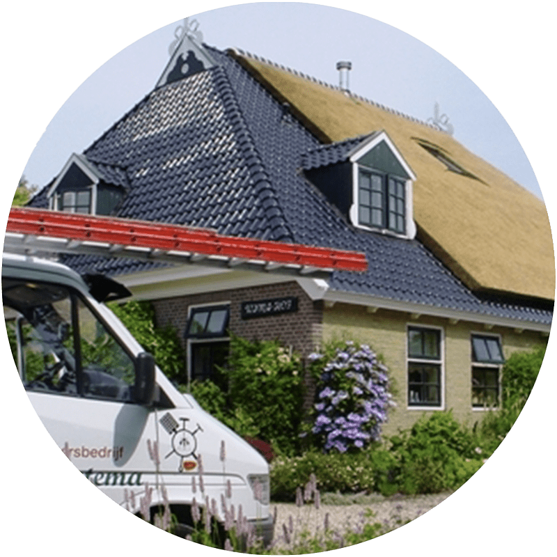 reparatie rieten dak friesland