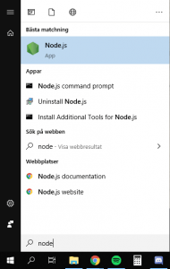 update node windows 10