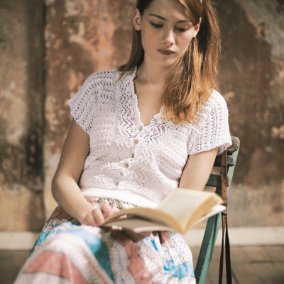 4 ply lace blouse