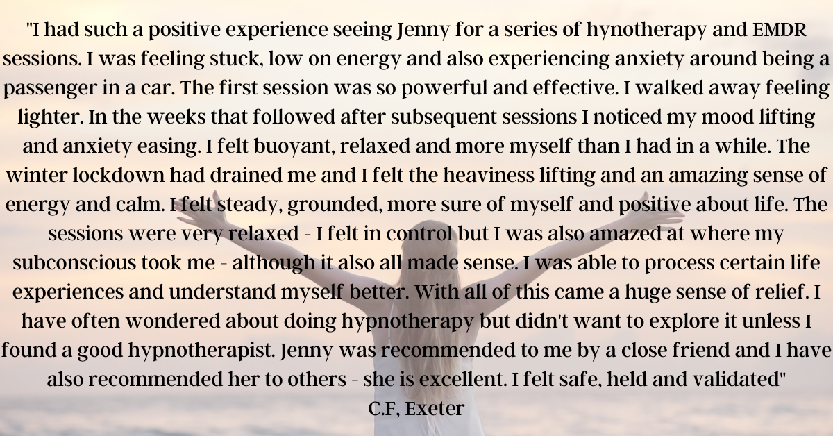Hypnotherapy EMDR Honiton Exeter