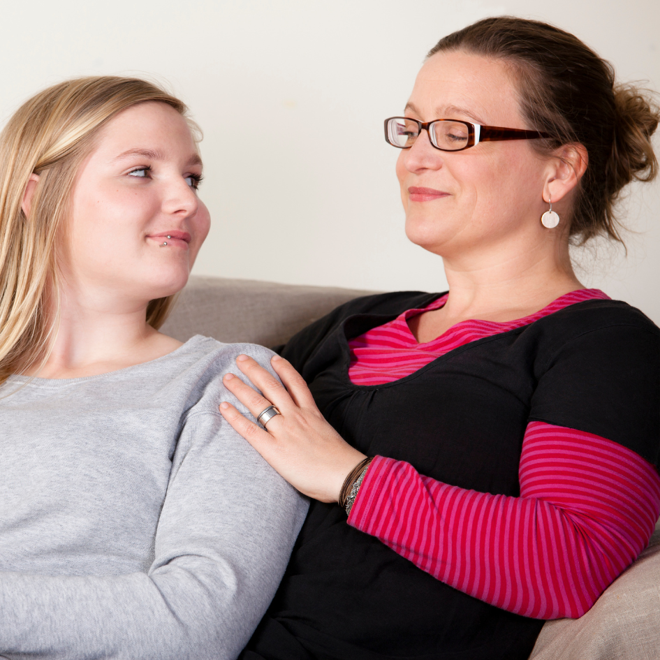 mamma och dotter