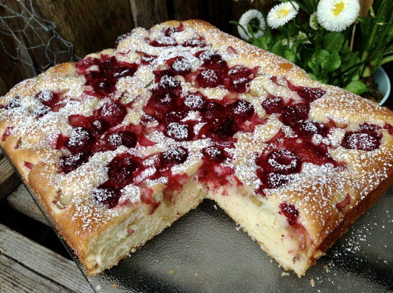 Schneller Rhabarberkuchen