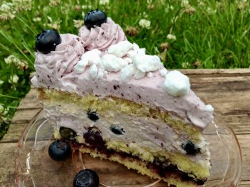 Blaubeer- Joghurt- Torte
