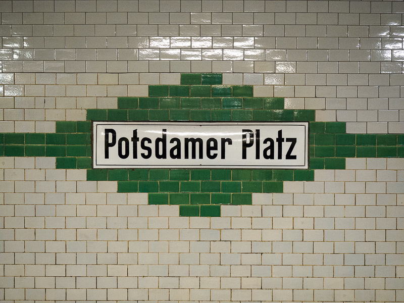 Berlin, 2016 | Potsdamer Platz subway