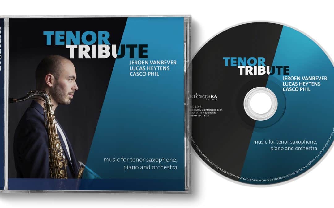 Mijn debuutalbum “Tenor Tribute” is er!