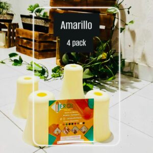 Cubrefocos Amarilllo  / Beige 4 Pack - Nuevo Modelo