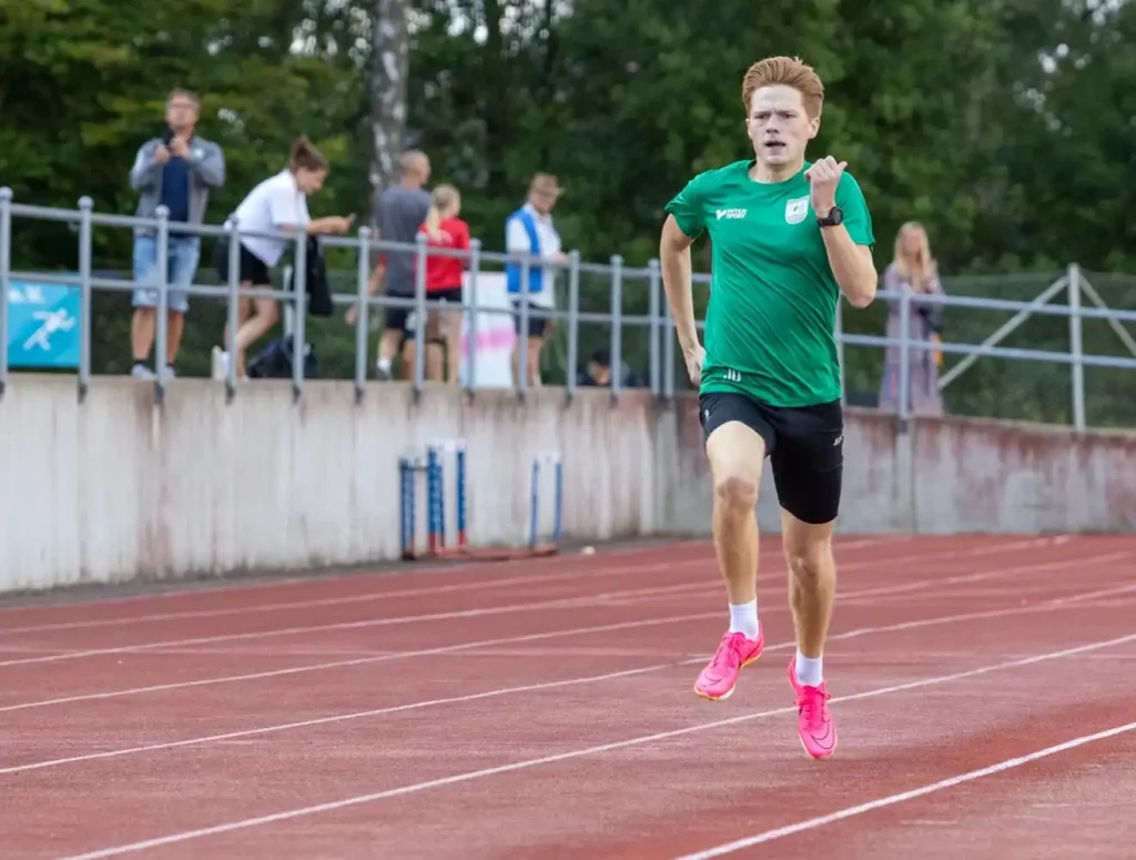 Jesper Dreifaldt på 400 meter på HAIS-spelen 2023.
